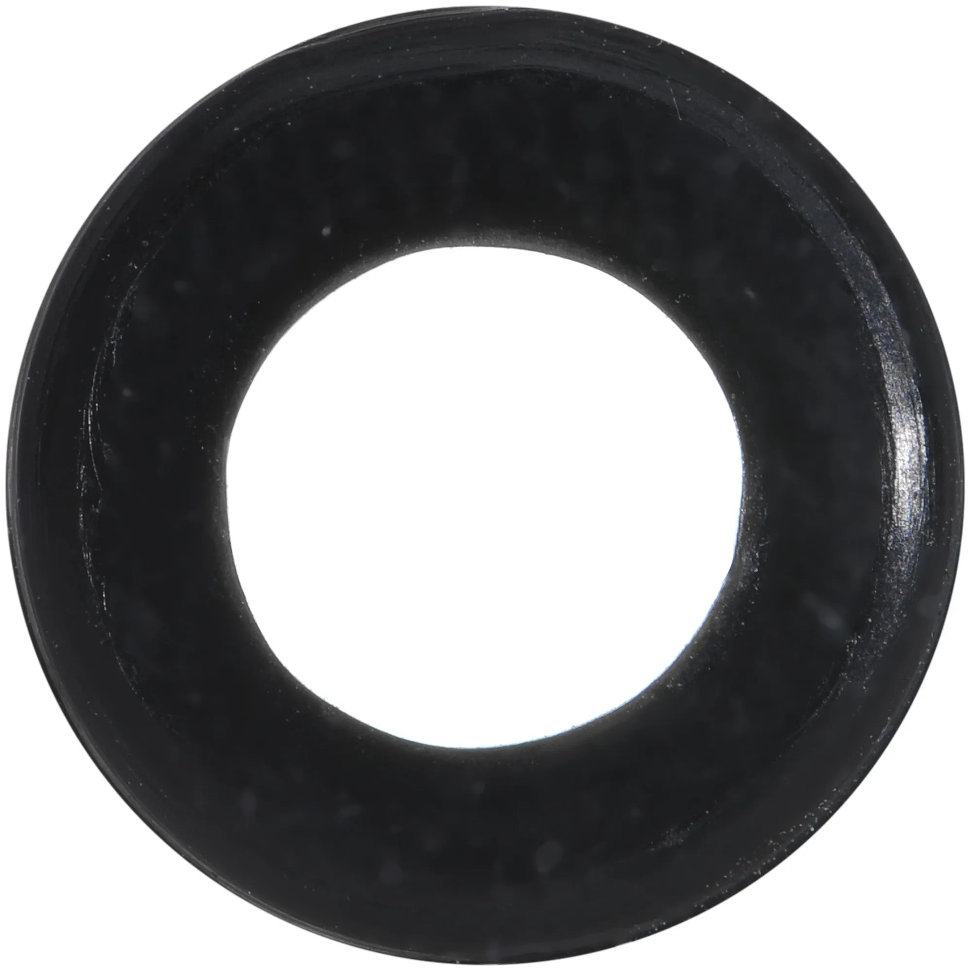 00 Gauge Flexible Black Silicone Double Flare Tunnel Plug Set