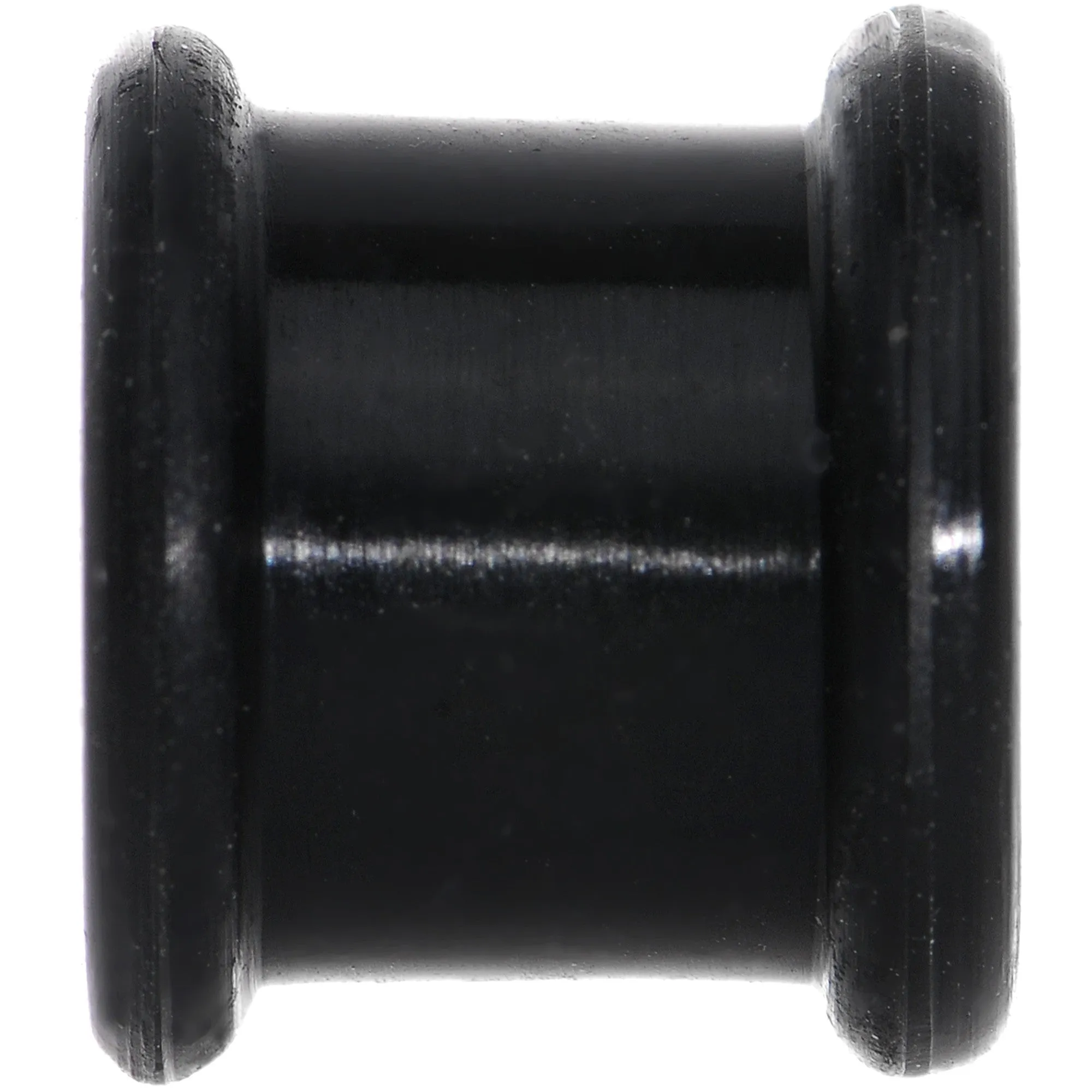 00 Gauge Flexible Black Silicone Double Flare Tunnel Plug Set