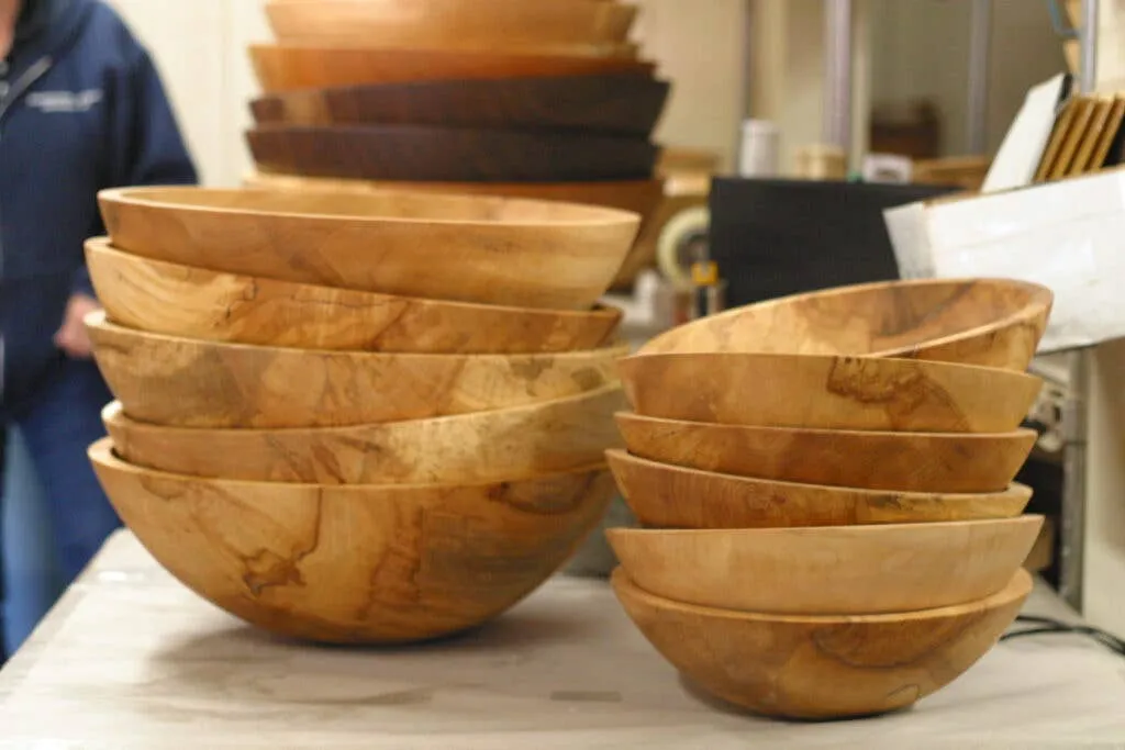 10" SPALTED MAPLE ROUND BOWL