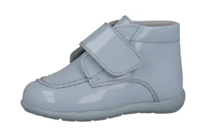172833  Blue Patent Velcro Boot by Andanines