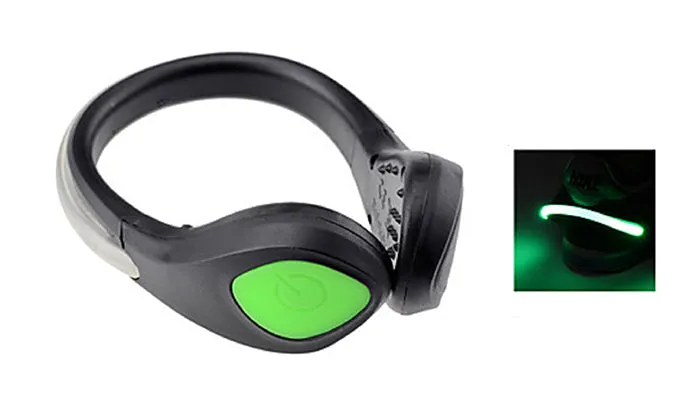 2-Pack Night Safety LED Shoe Clip Lights for Biking, Running, Walking