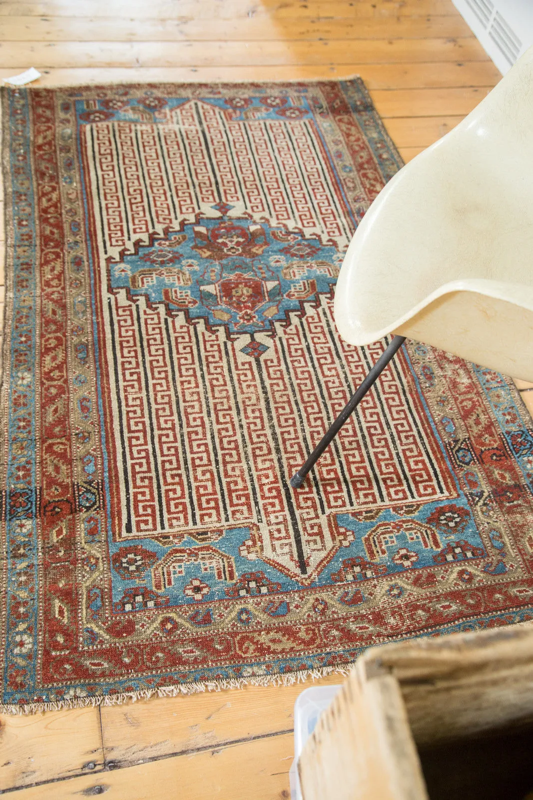 3.5x5.5 Rare Antique Colorful Malayer Rug