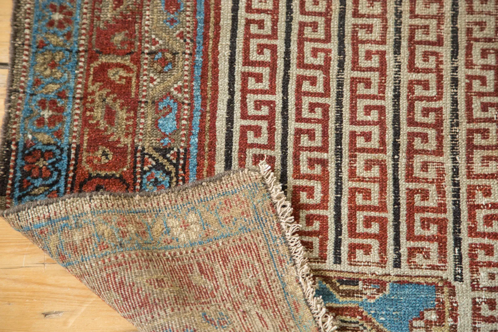 3.5x5.5 Rare Antique Colorful Malayer Rug