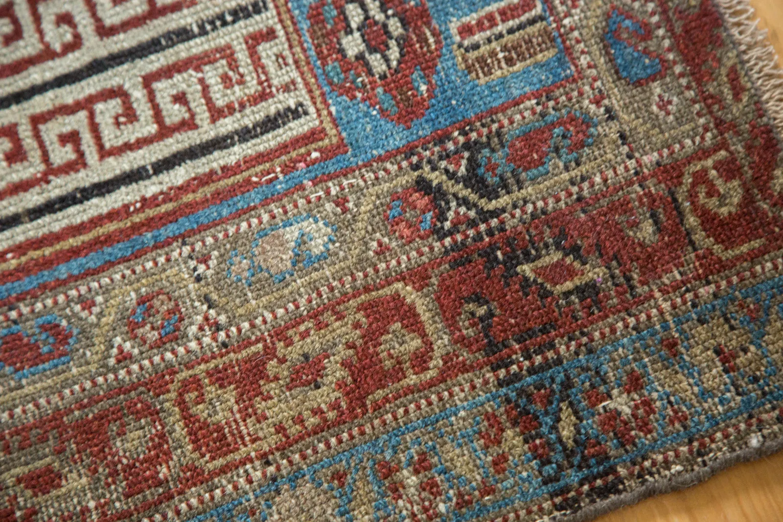 3.5x5.5 Rare Antique Colorful Malayer Rug