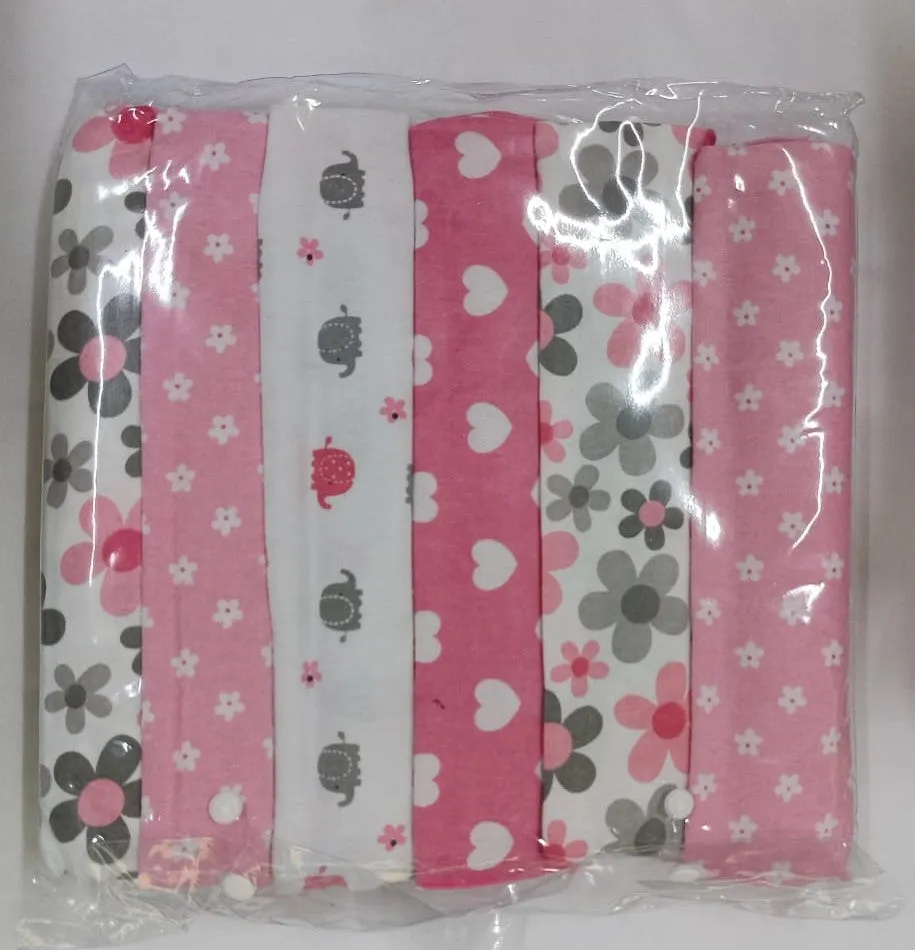 6 pcs/pack Receiving Flannels
