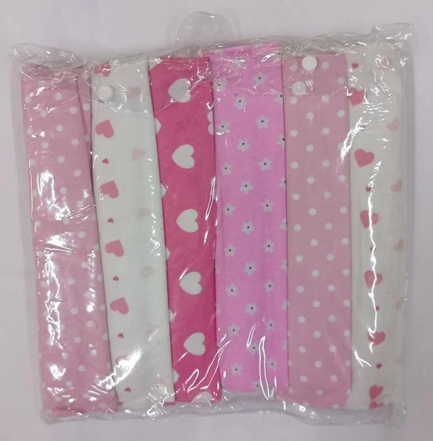 6 pcs/pack Receiving Flannels