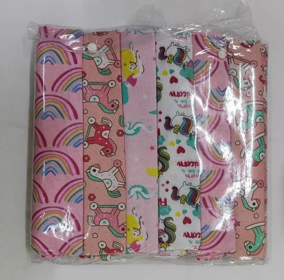6 pcs/pack Receiving Flannels
