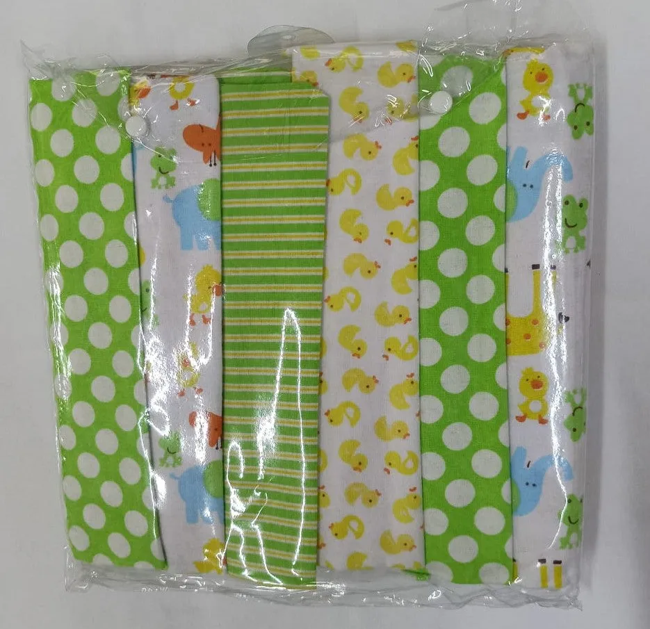 6 pcs/pack Receiving Flannels