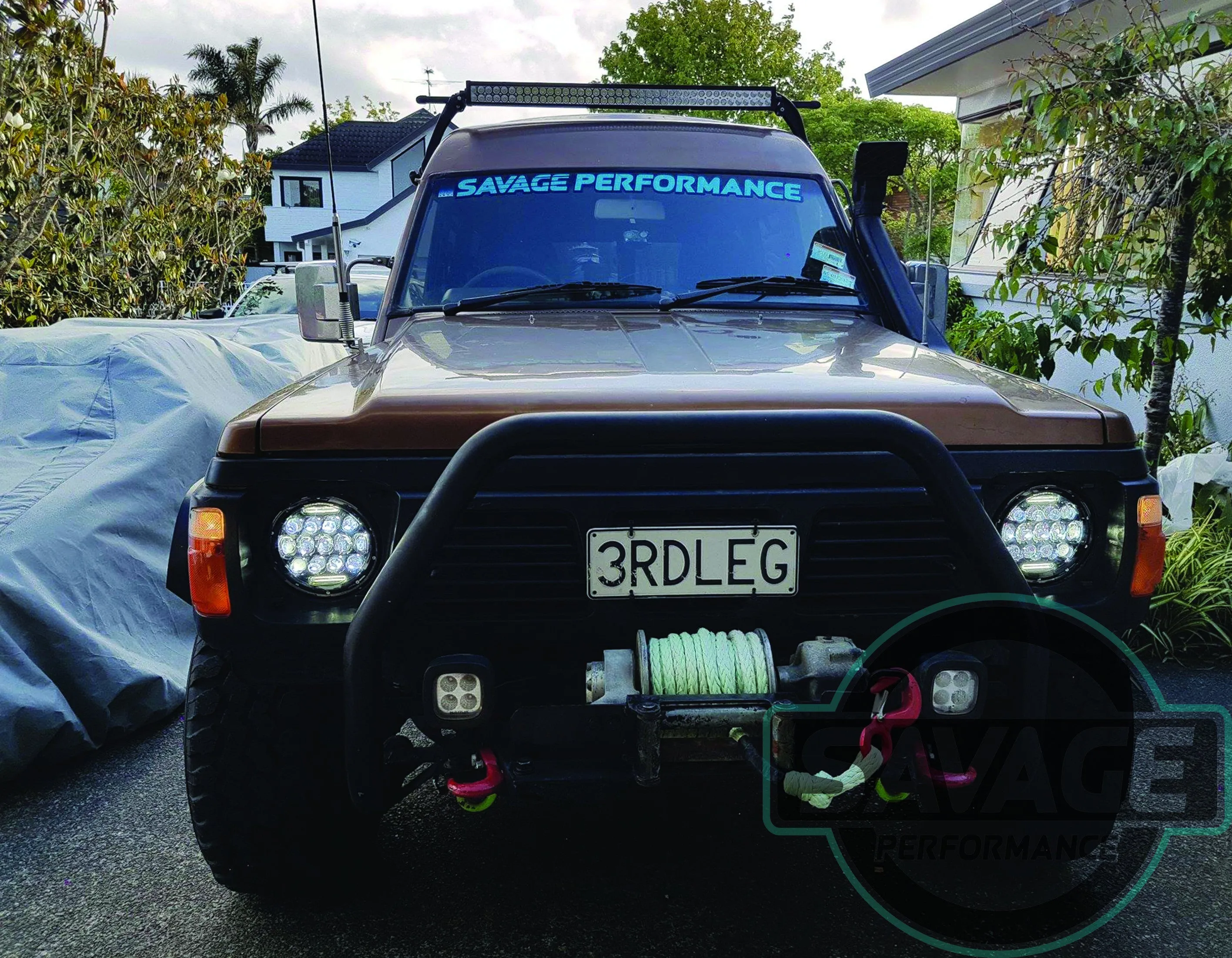 7 Inch Round LED Headlight *Savage Performance*