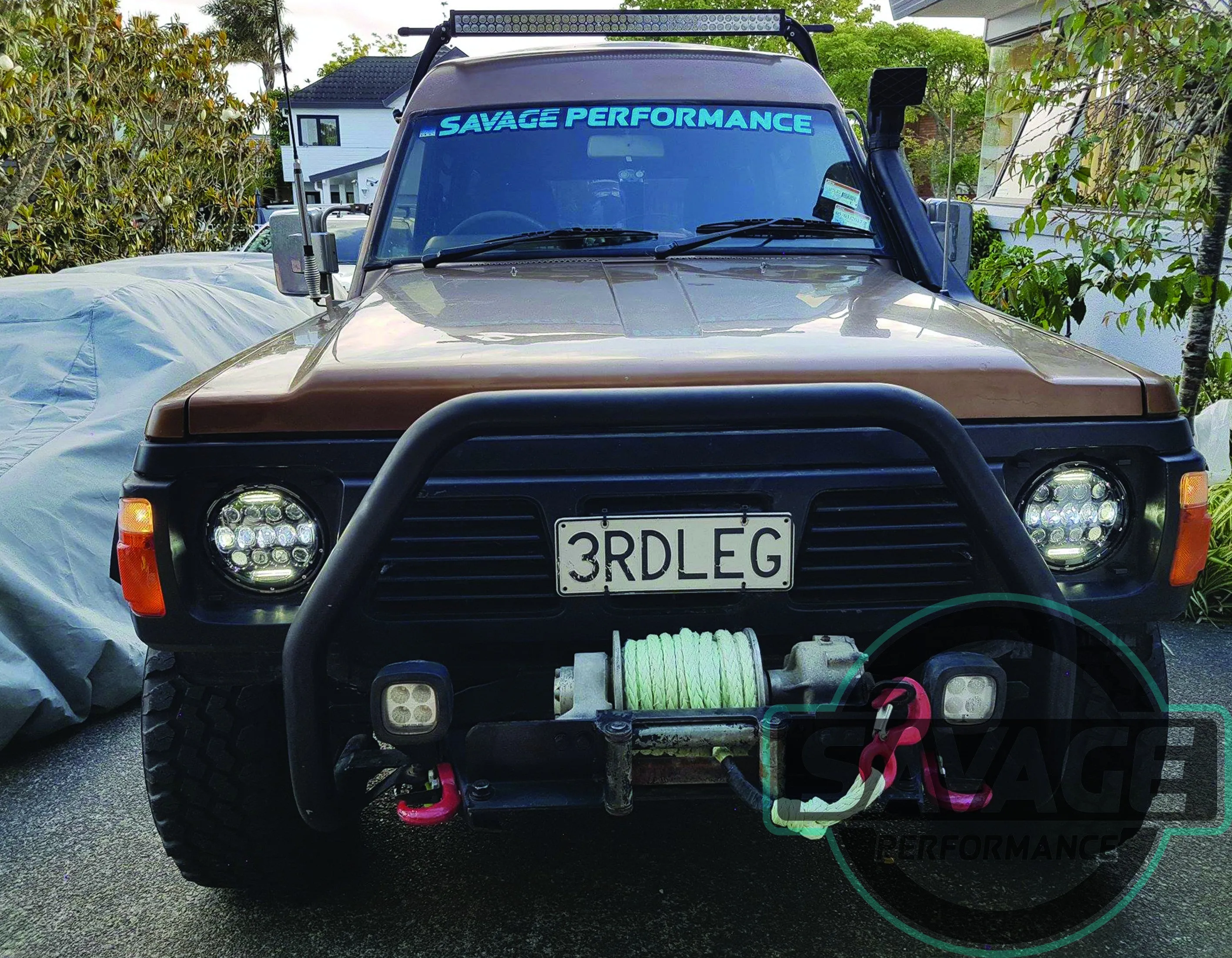 7 Inch Round LED Headlight *Savage Performance*