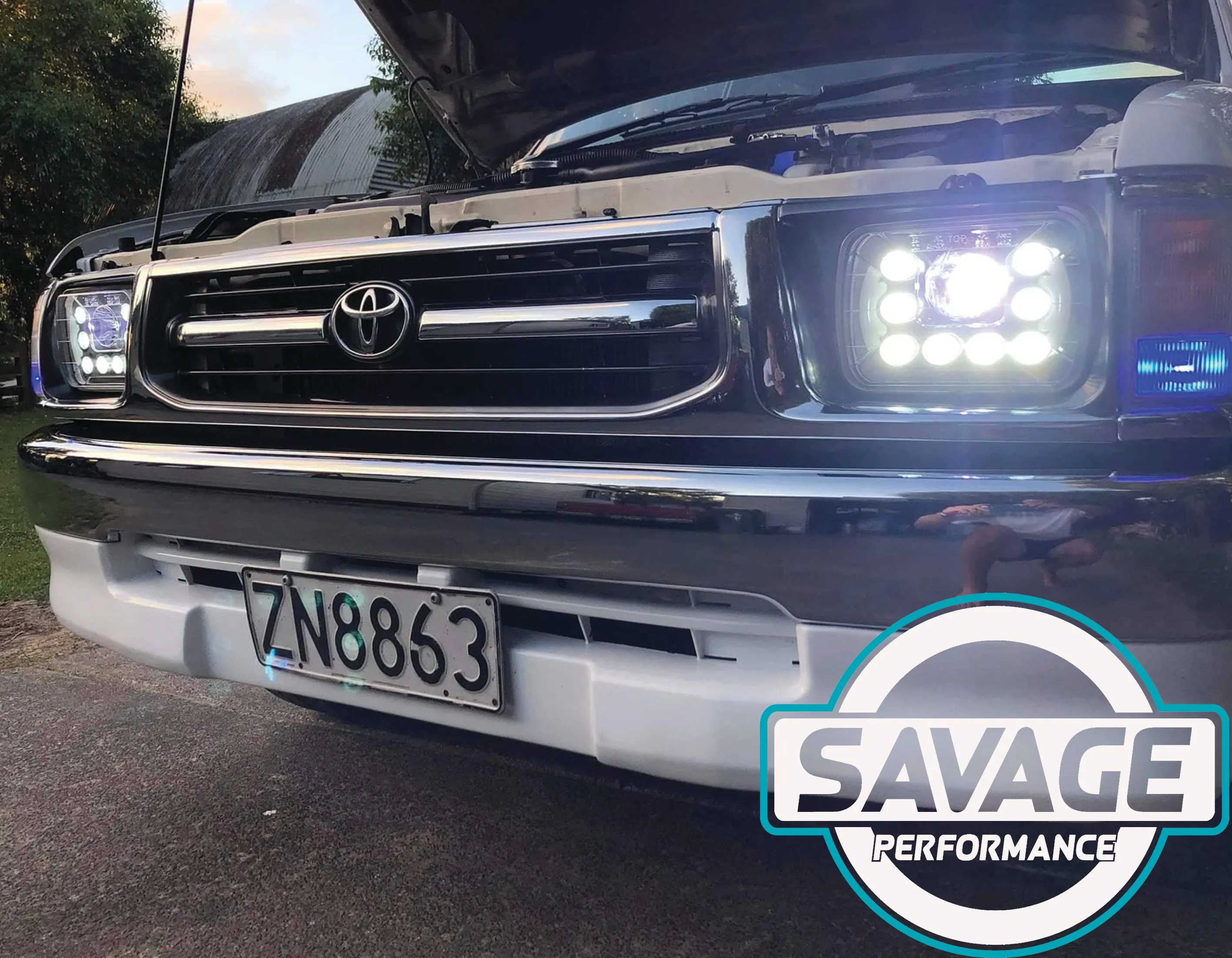 7 Inch x 5 Inch LED Headlights *Savage Performance*