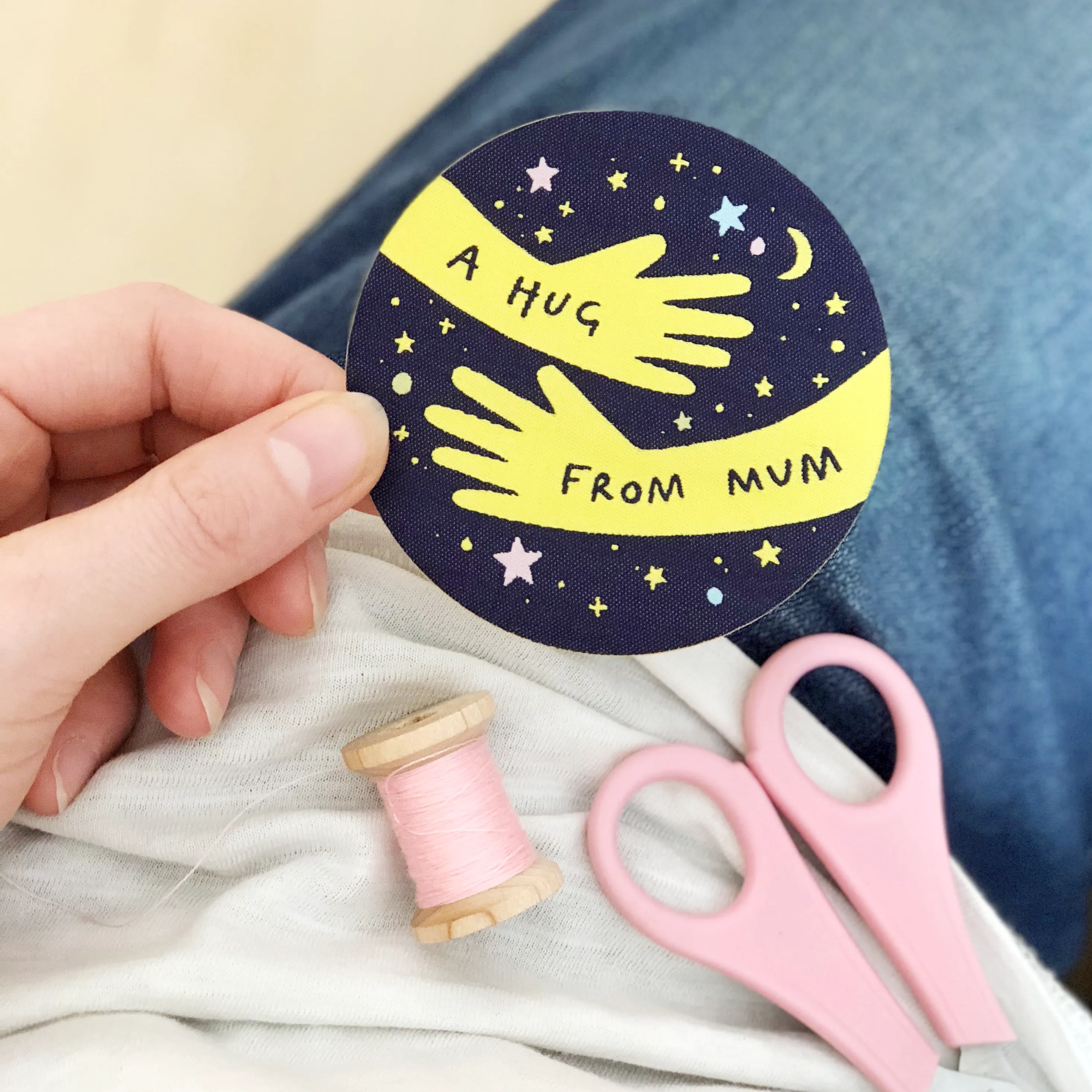 A Hug From Mum Woven Patch