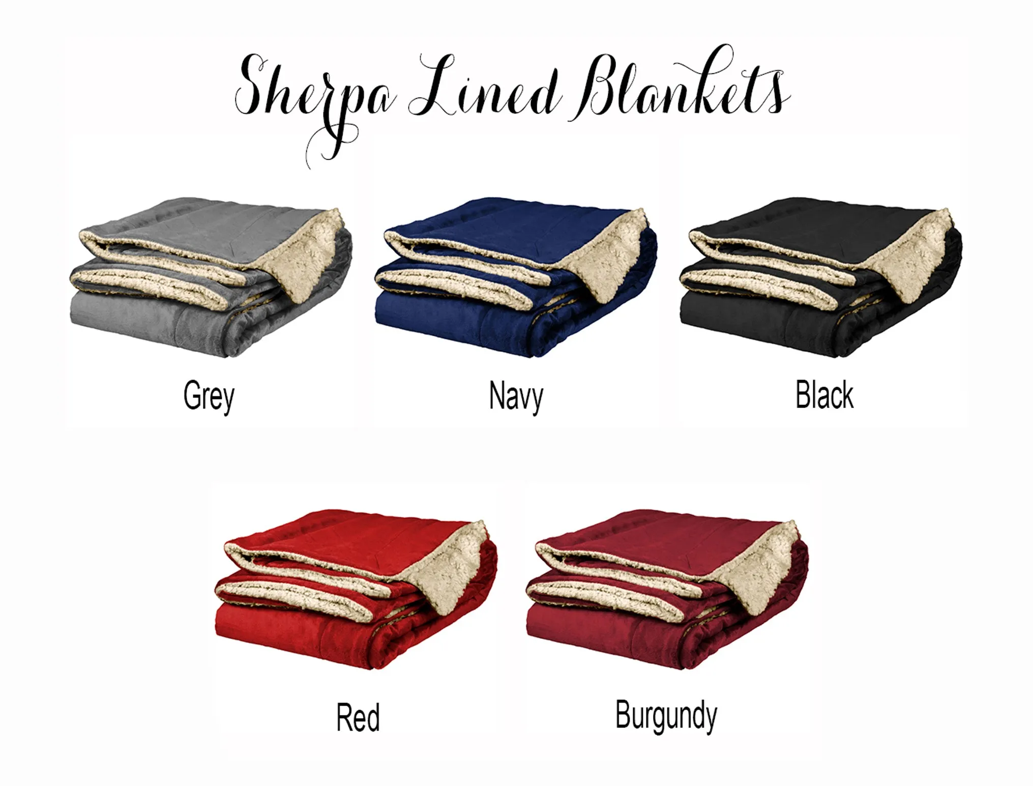 Alpha Tau Omega Sherpa Lined Blanket