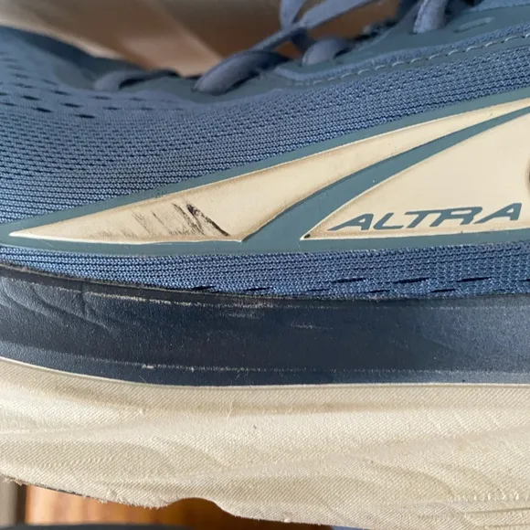 Altra Via Olympus Mineral Blue Road Running Athletic Shoe SZ 12.5