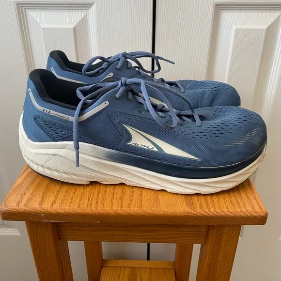 Altra Via Olympus Mineral Blue Road Running Athletic Shoe SZ 12.5