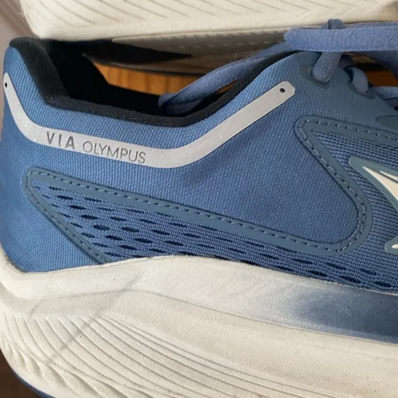 Altra Via Olympus Mineral Blue Road Running Athletic Shoe SZ 12.5