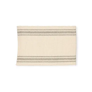Amelia Jackson Placemat Natural with Charcoal Stripes SPM010