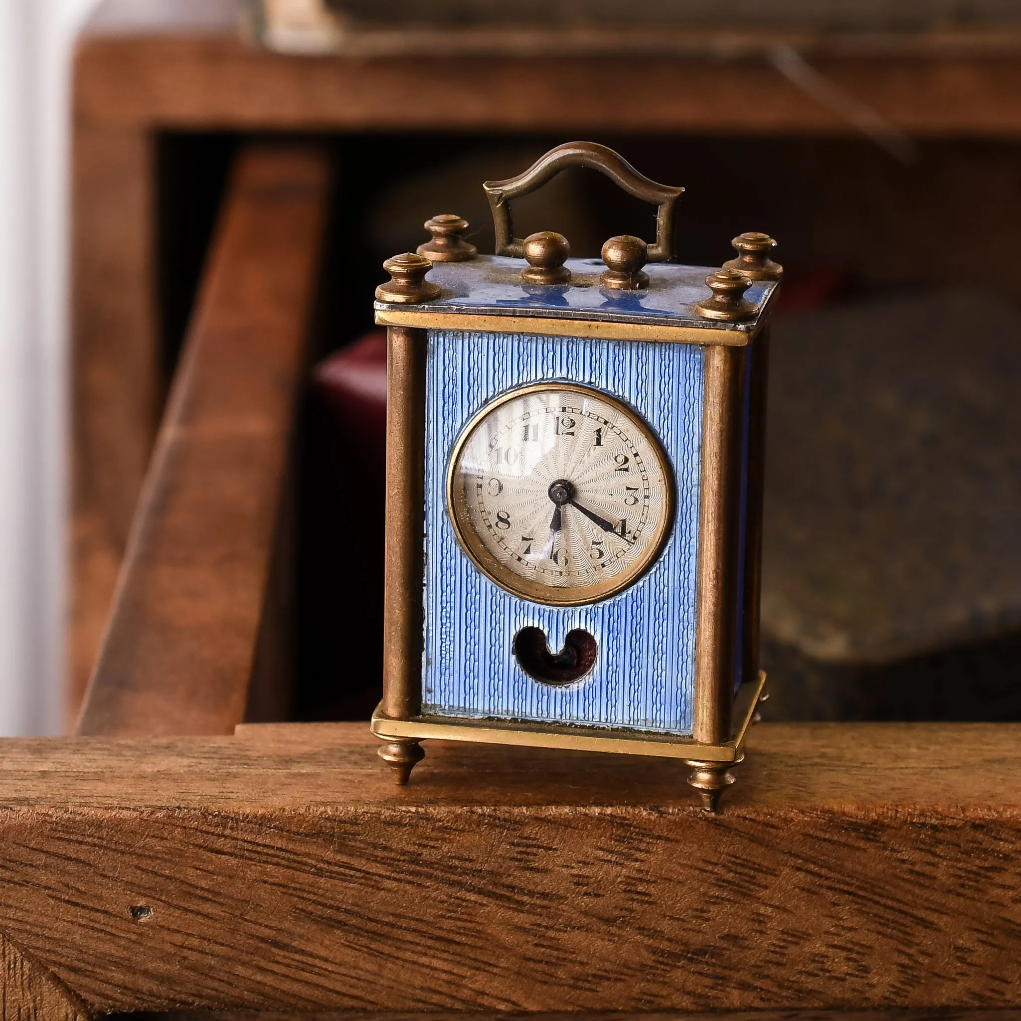 Antique Miniature Carriage Clock