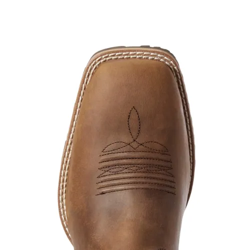 Ariat®­ Men's "Hybrid VenTEK" Western Boots - Distressed Tan