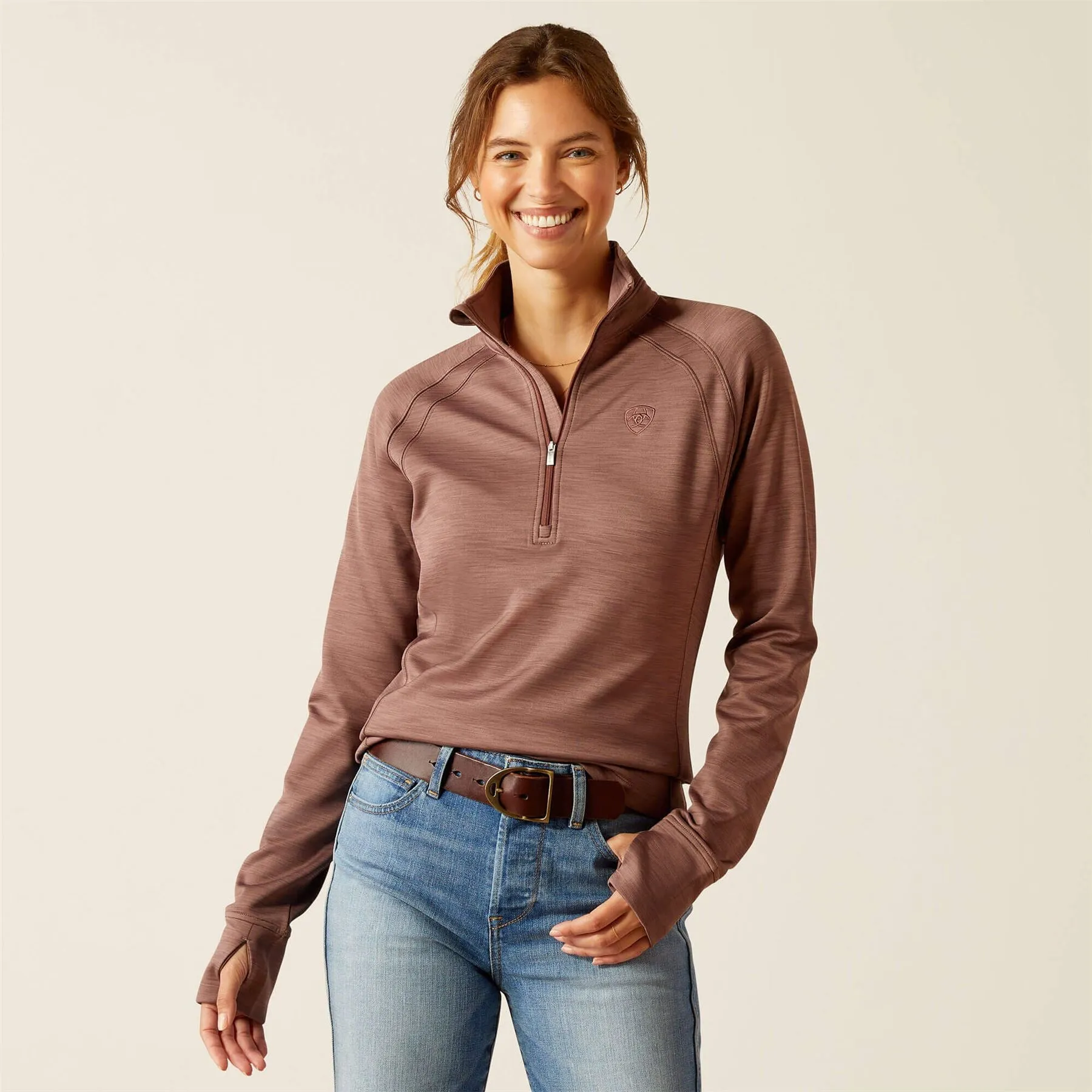 Ariat Womens Tek Team 1/2 Zip Sweatshirt