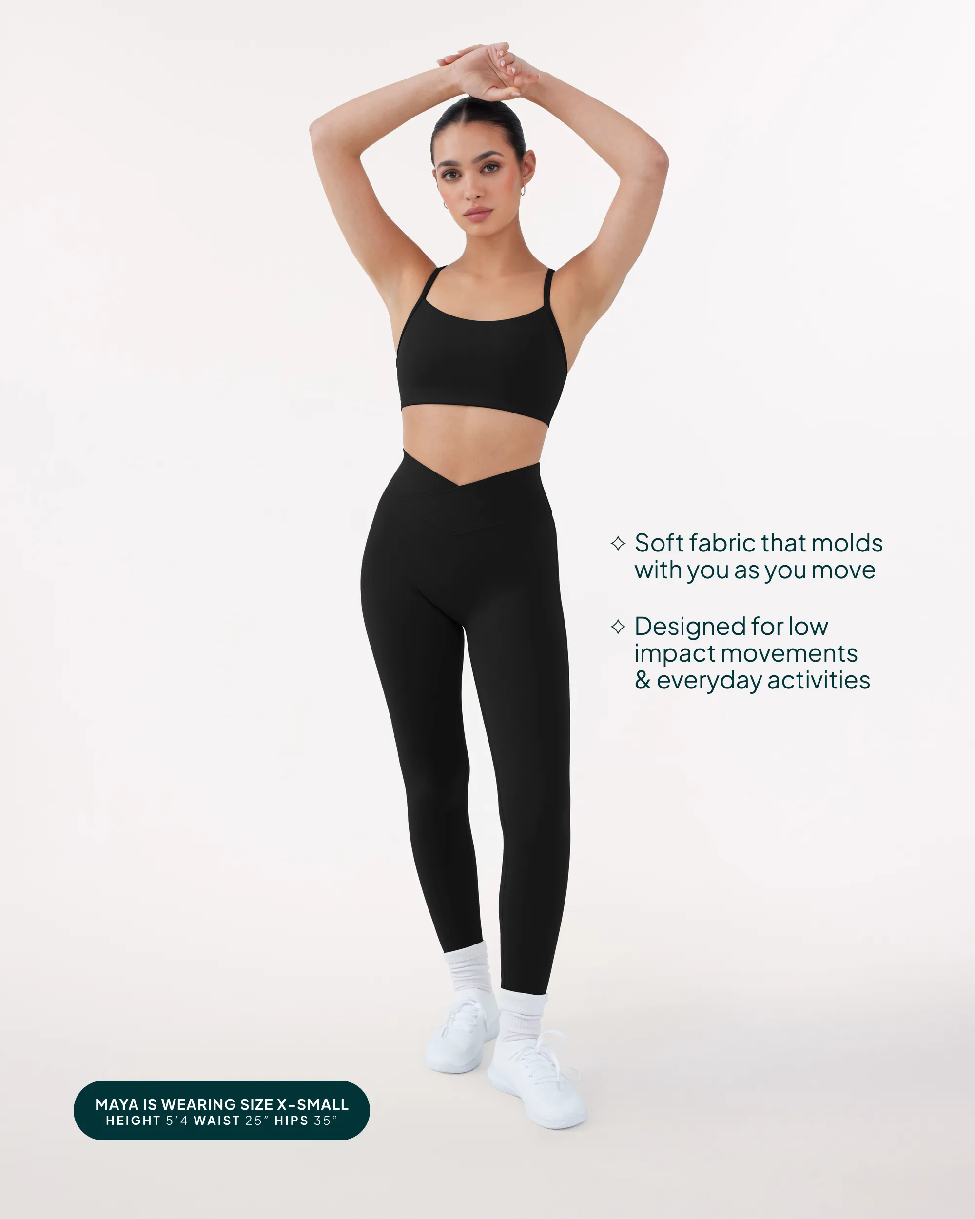 Athleisure Scrunch Crossover Leggings