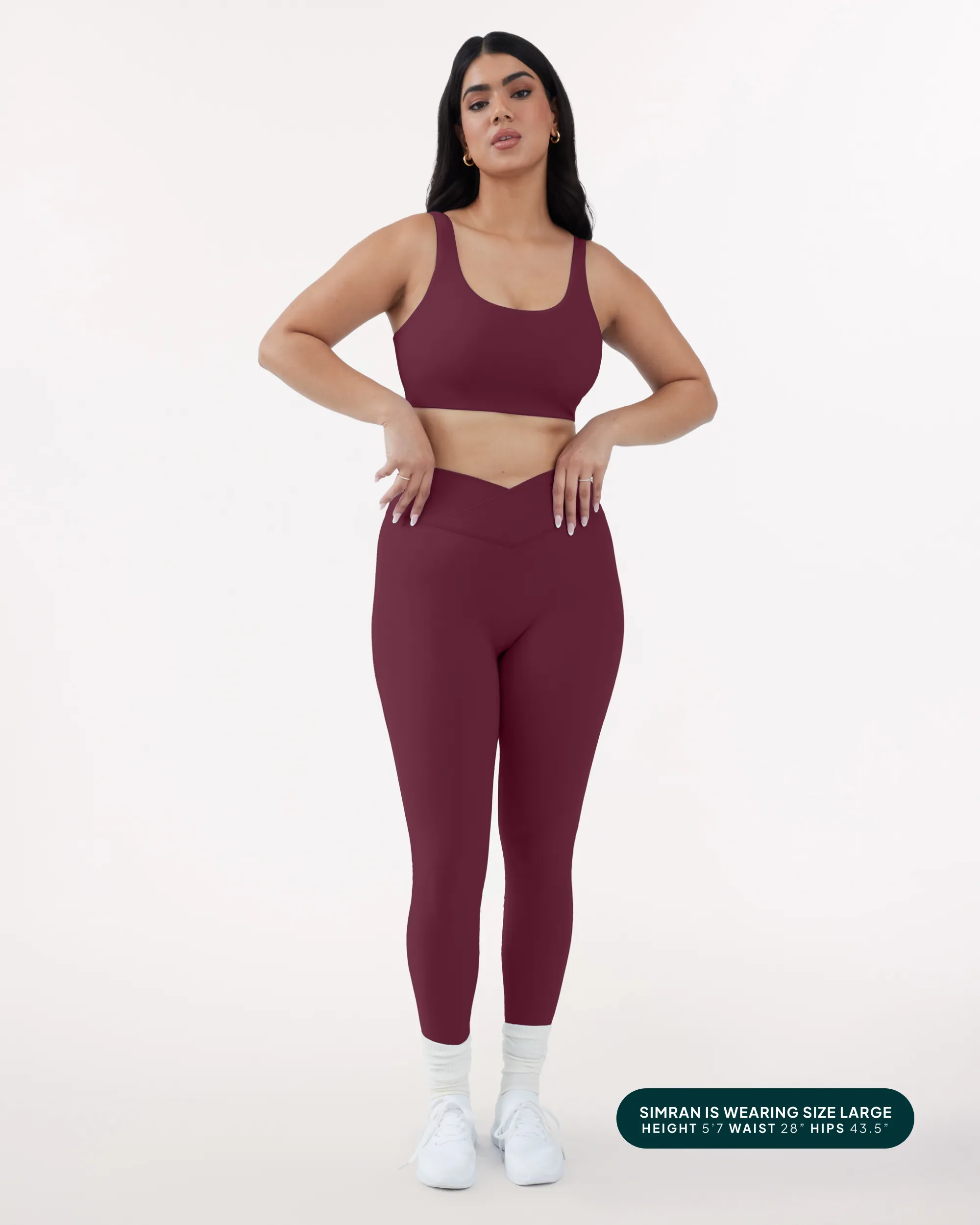 Athleisure Scrunch Crossover Leggings