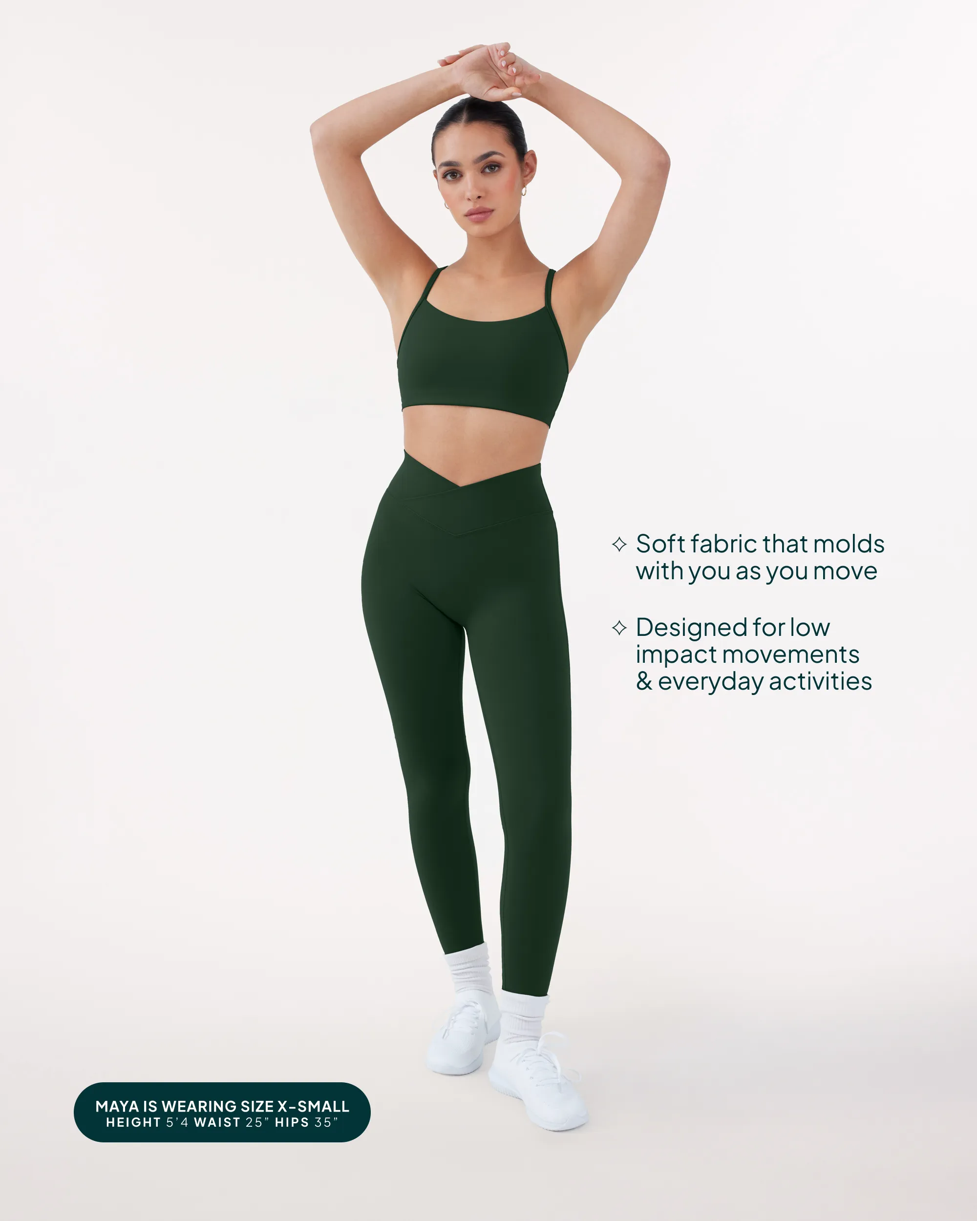 Athleisure Scrunch Crossover Leggings