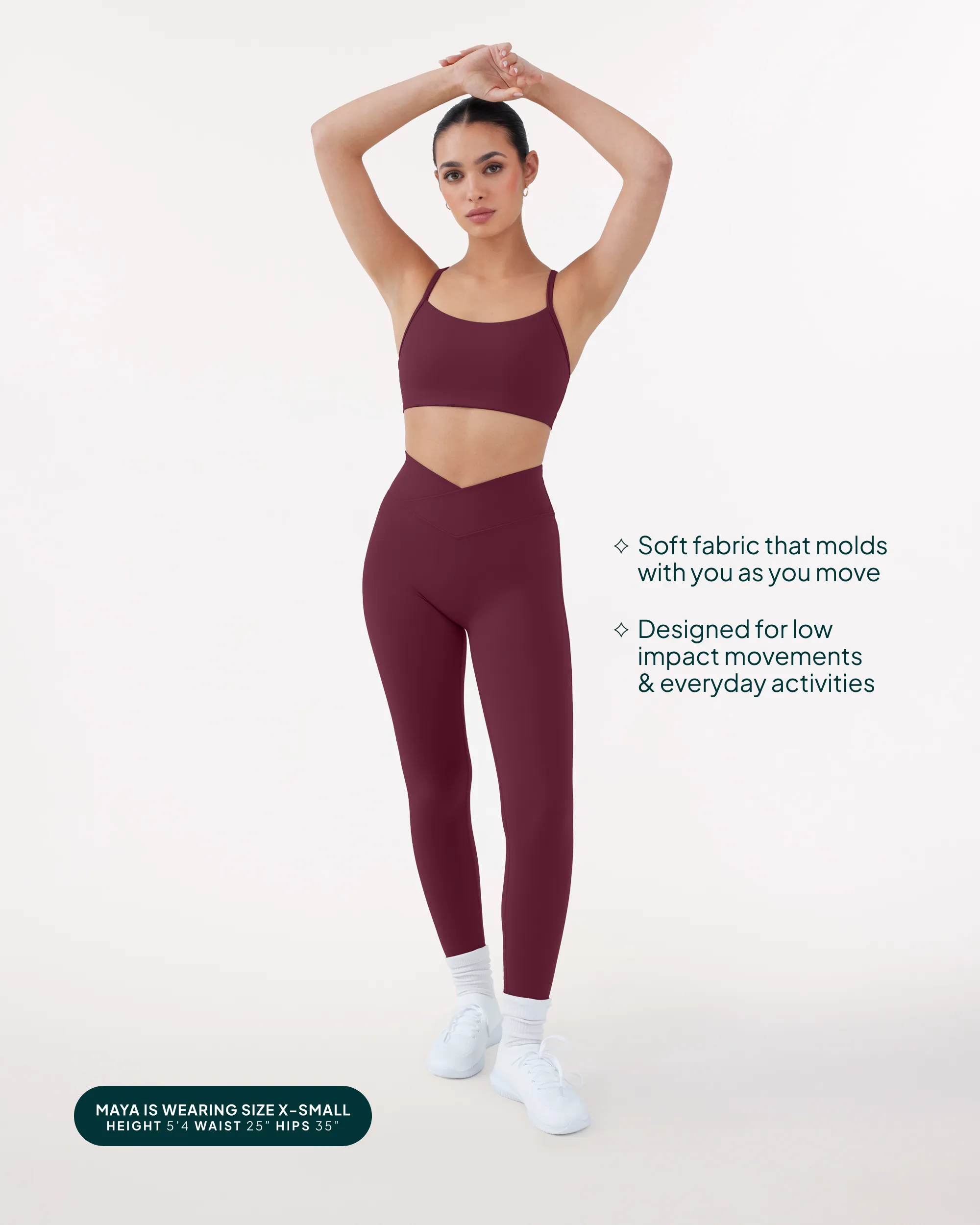 Athleisure Scrunch Crossover Leggings