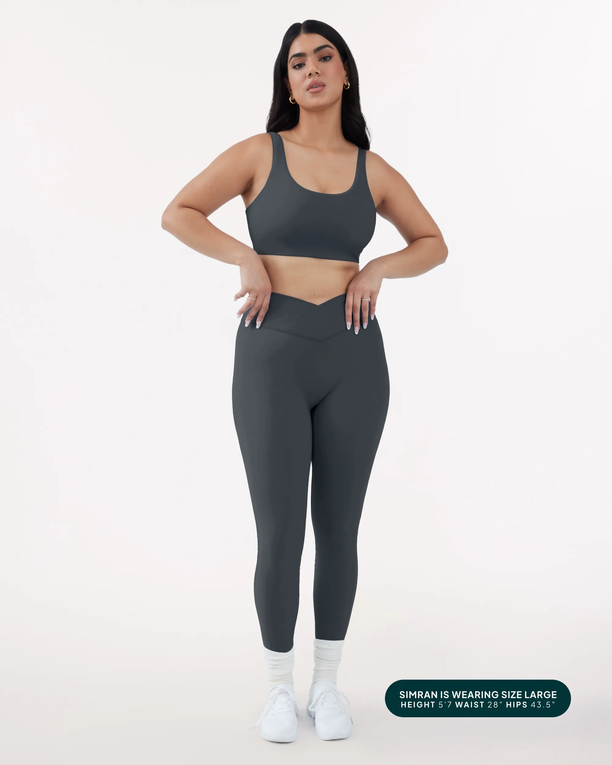Athleisure Scrunch Crossover Leggings