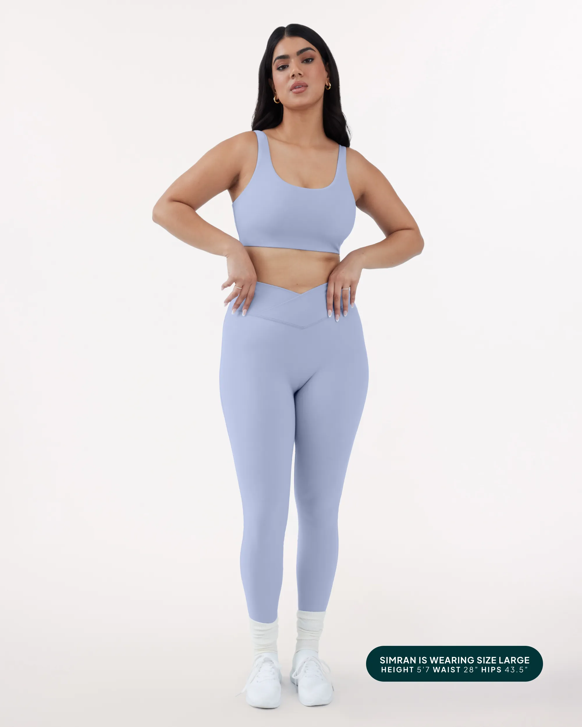 Athleisure Scrunch Crossover Leggings