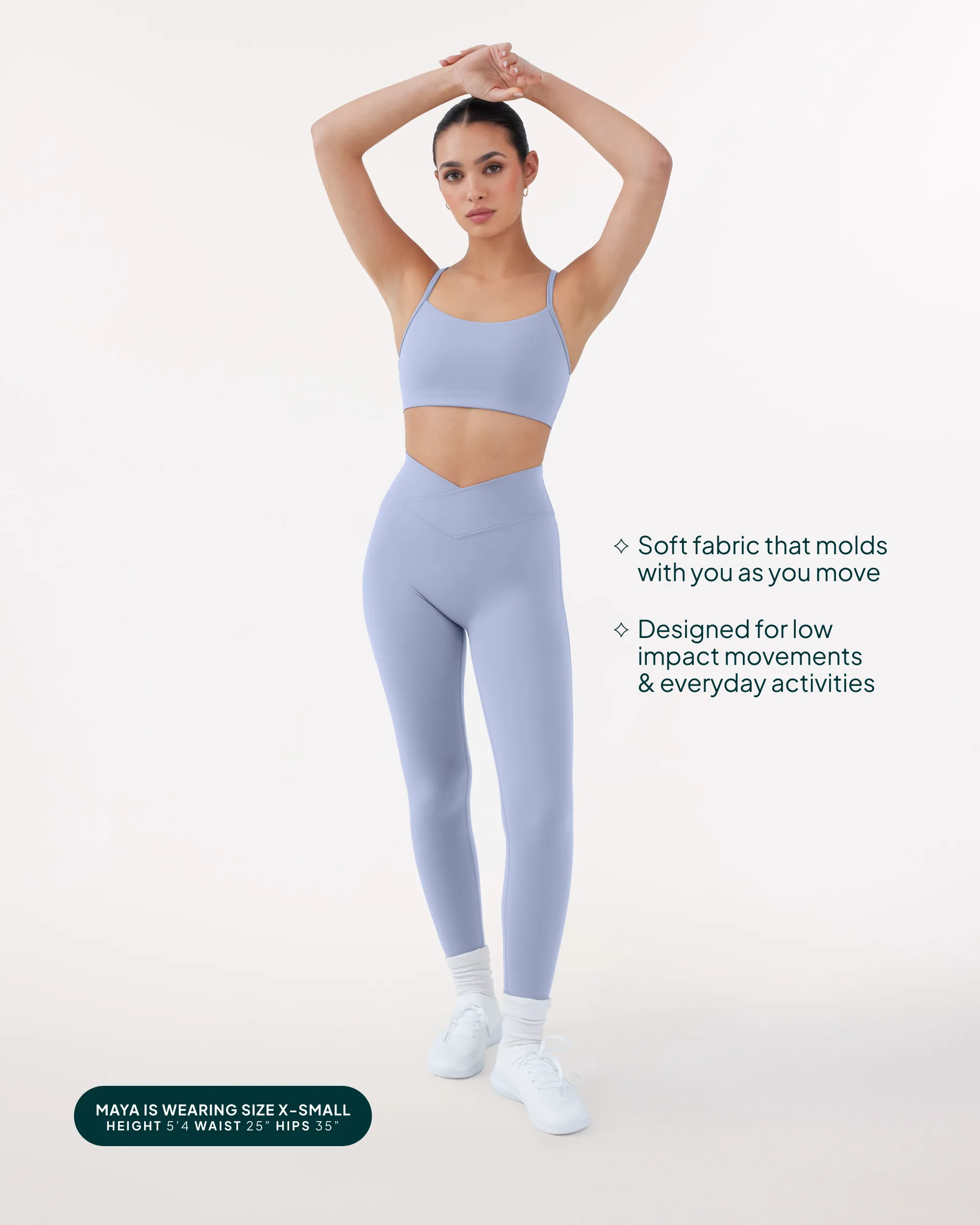 Athleisure Scrunch Crossover Leggings