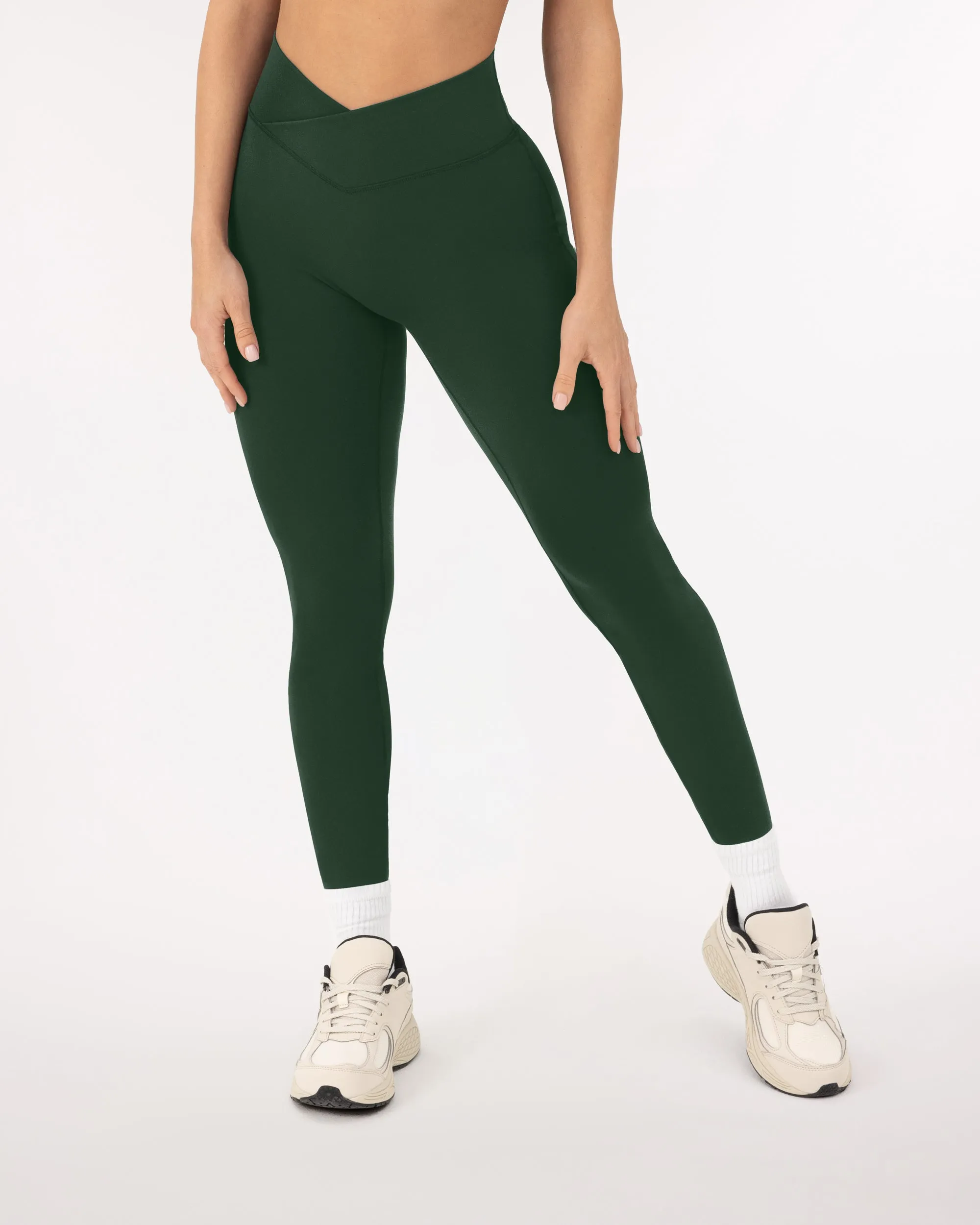 Athleisure Scrunch Crossover Leggings