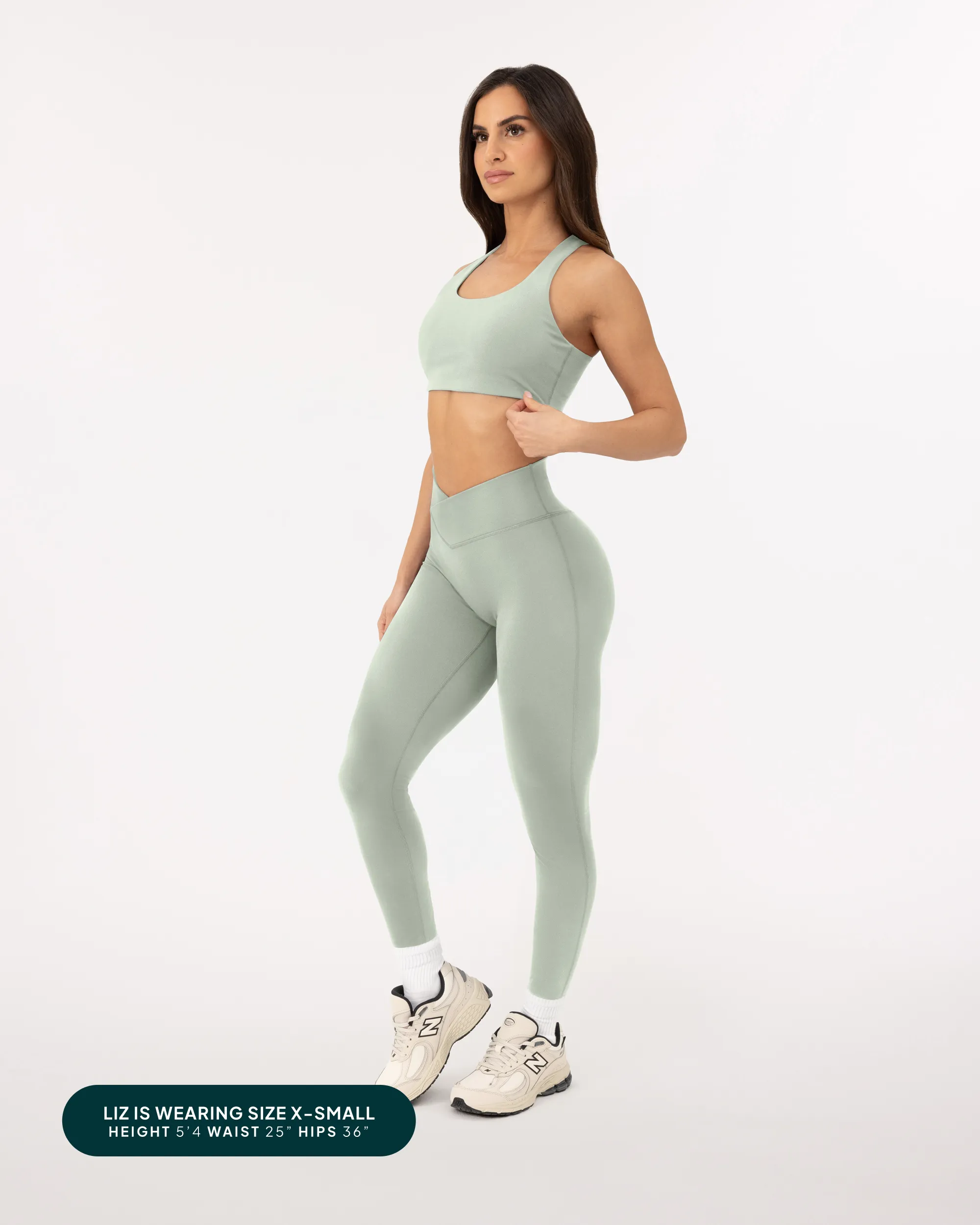 Athleisure Scrunch Crossover Leggings