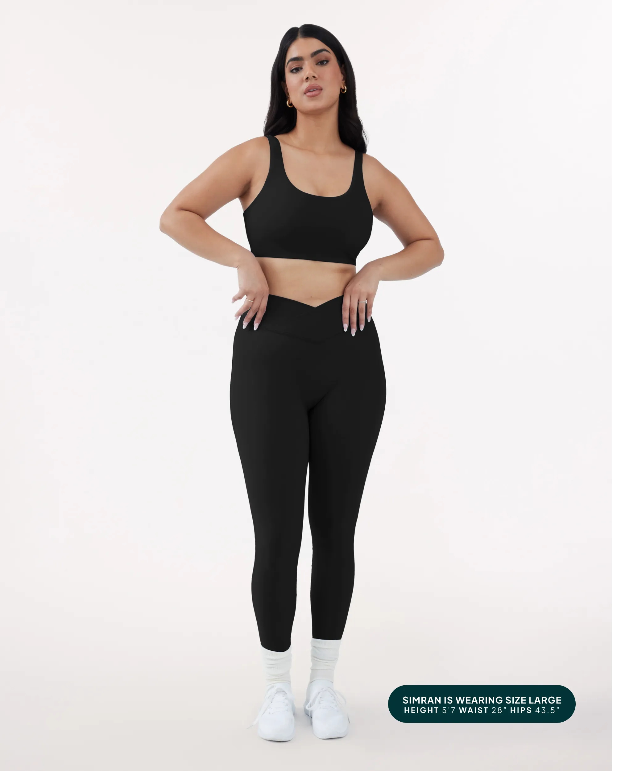 Athleisure Scrunch Crossover Leggings