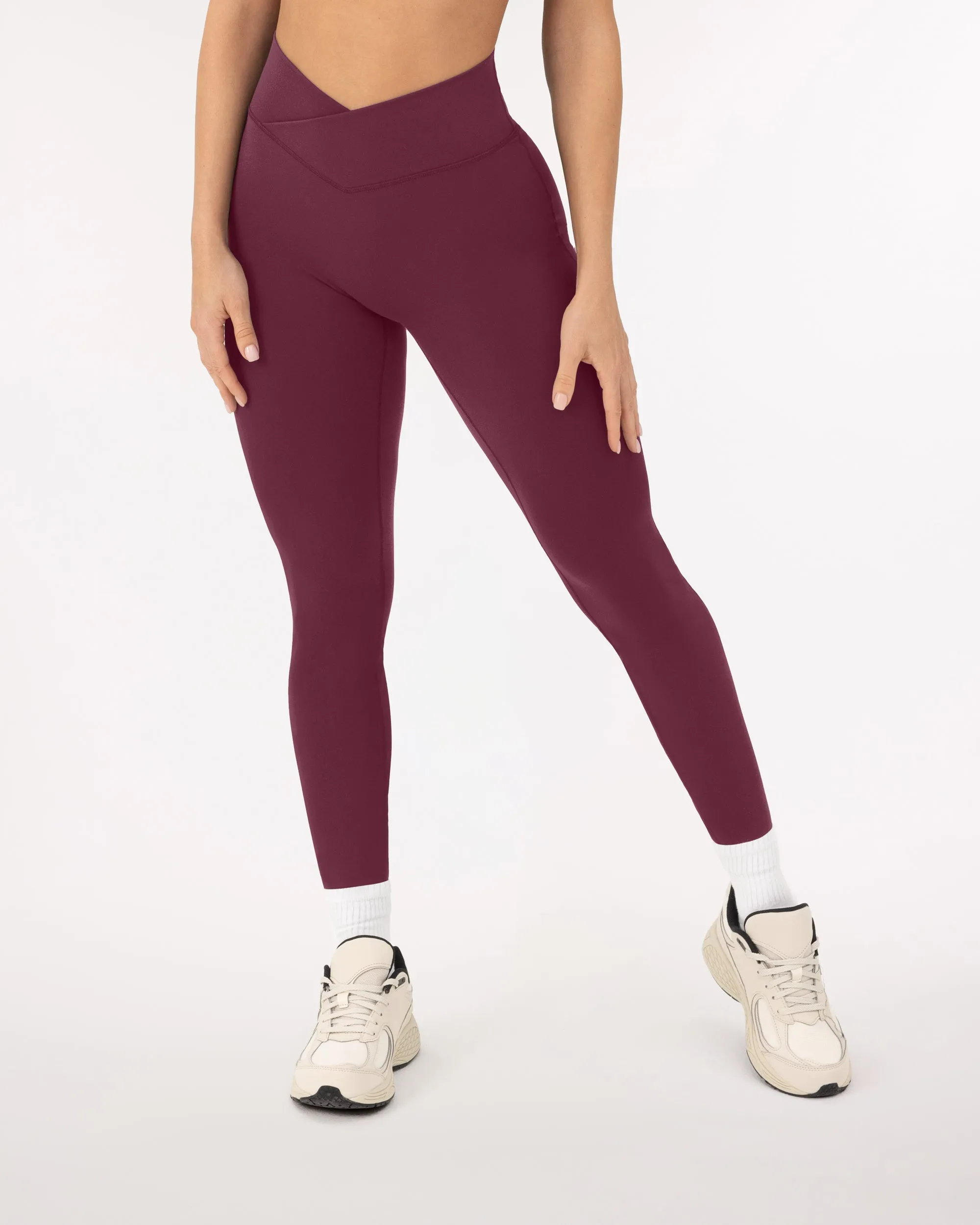 Athleisure Scrunch Crossover Leggings