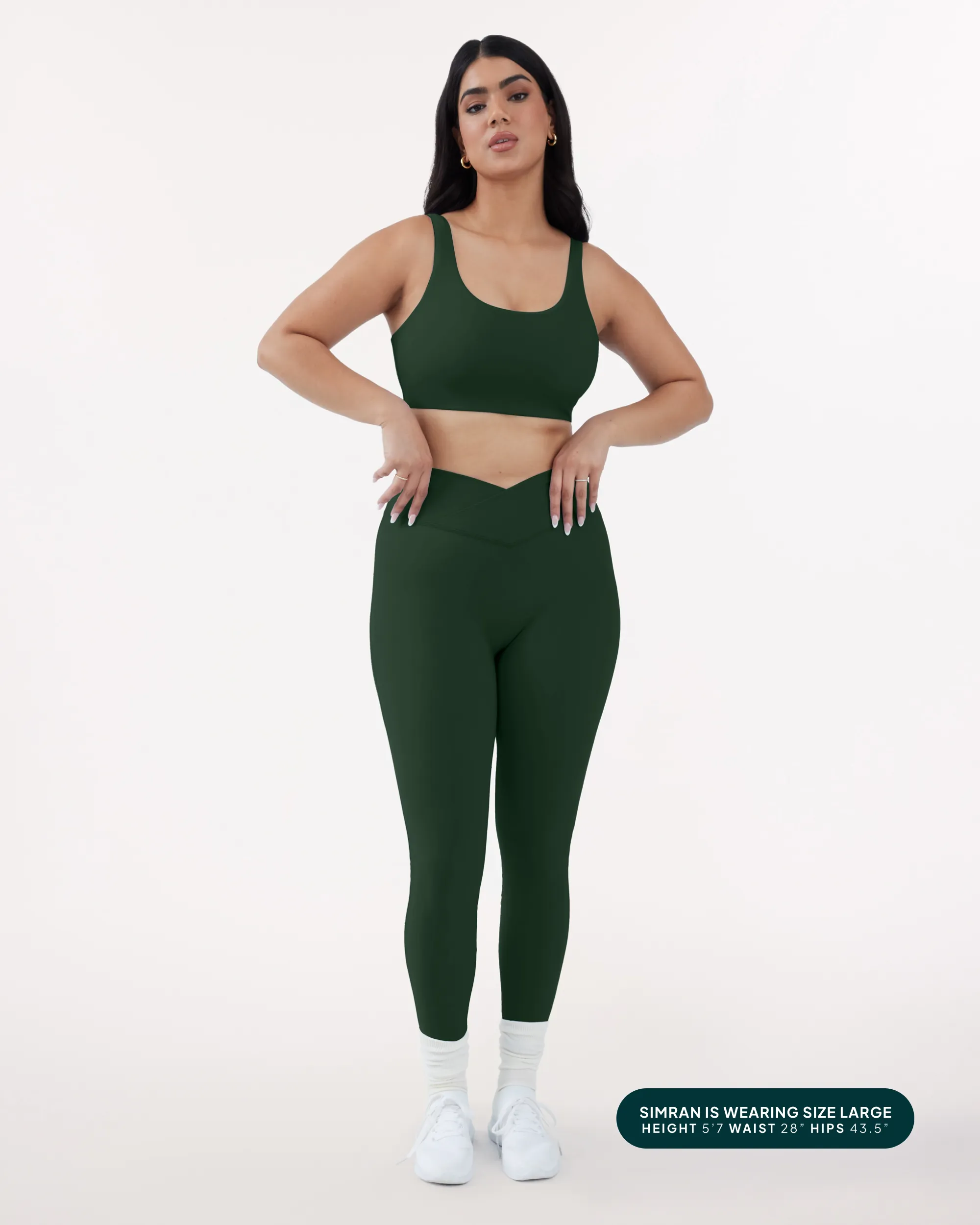 Athleisure Scrunch Crossover Leggings