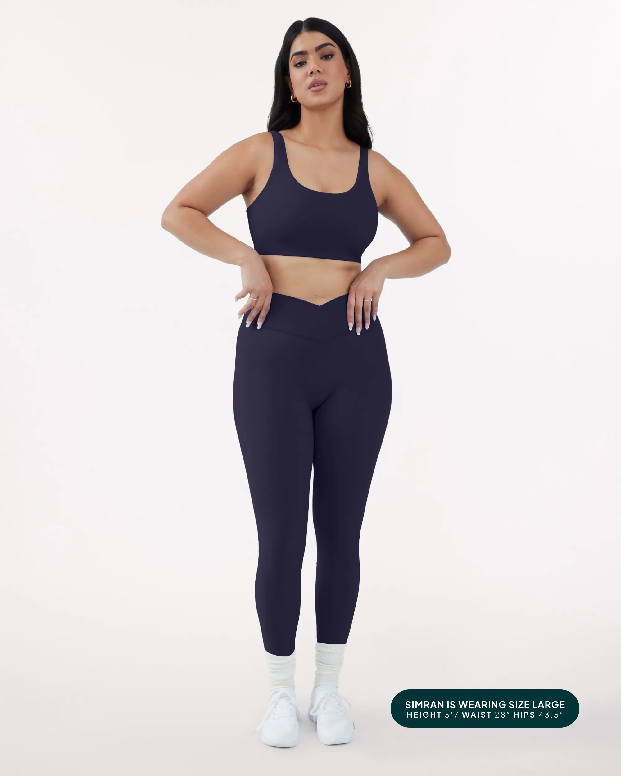Athleisure Scrunch Crossover Leggings