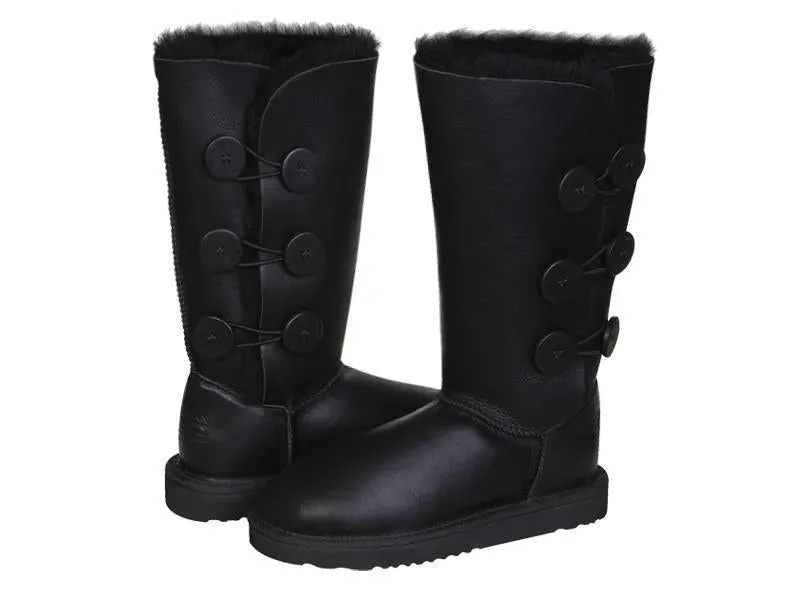 Australian UGG NAPPA Tall Button UGG Boots - 3 Colours
