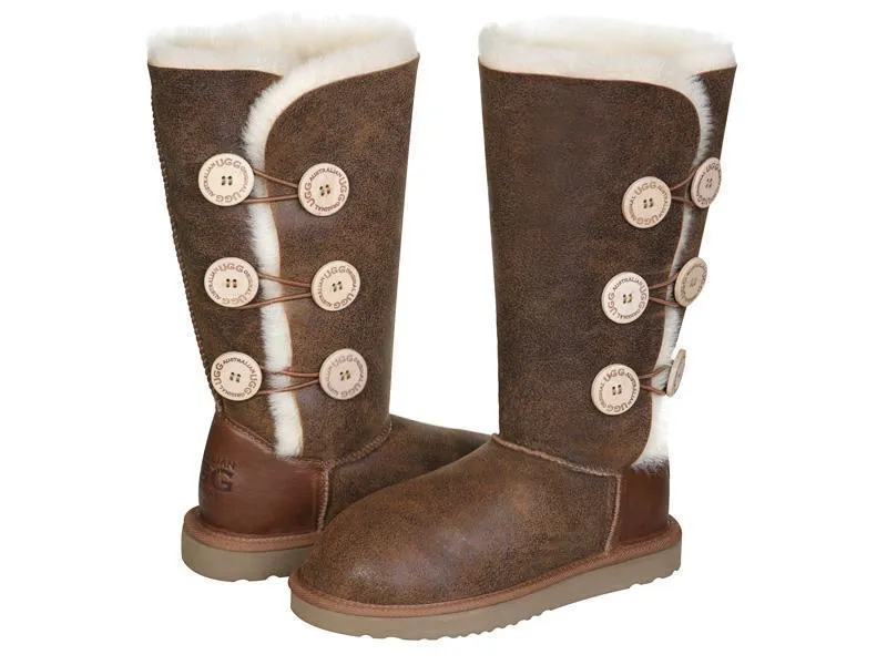 Australian UGG NAPPA Tall Button UGG Boots - 3 Colours