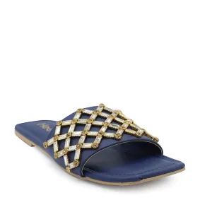 Blue Fancy Slipper 042072