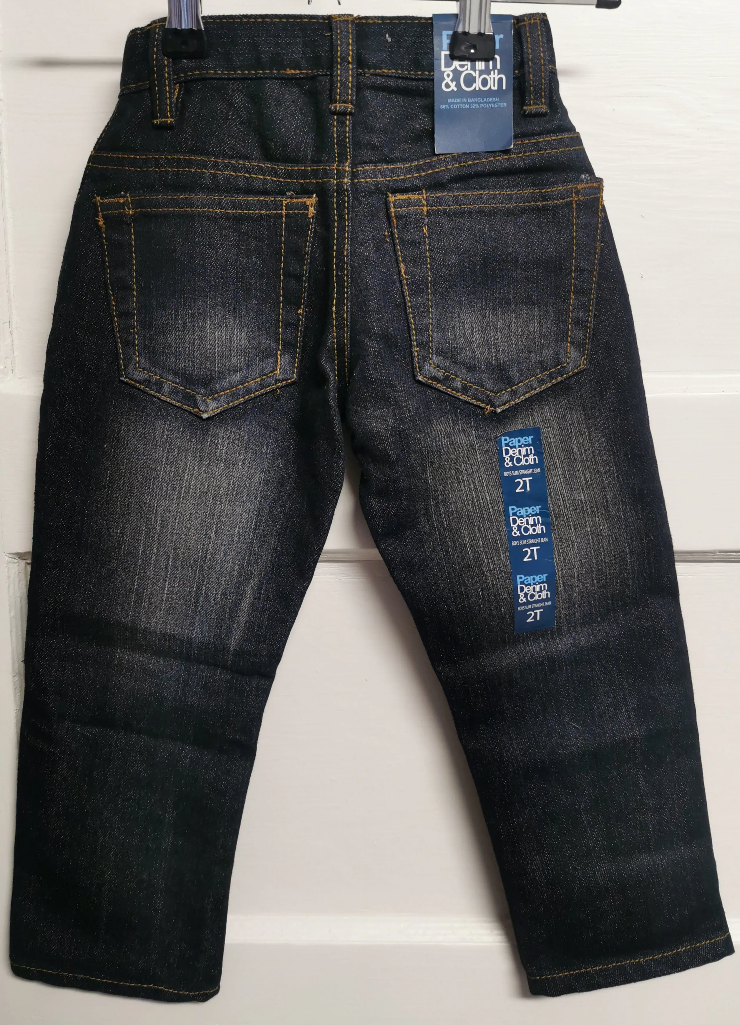 BOY SIZE 2 YEARS - PAPER DENIM & CLOTH, Dark Wash Jeans NWT B48