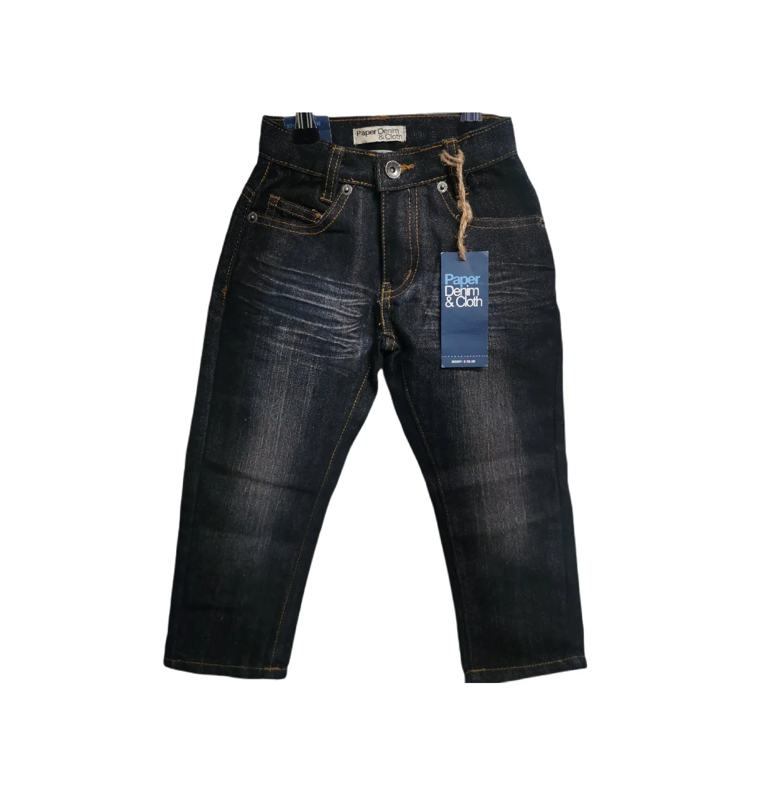 BOY SIZE 2 YEARS - PAPER DENIM & CLOTH, Dark Wash Jeans NWT B48