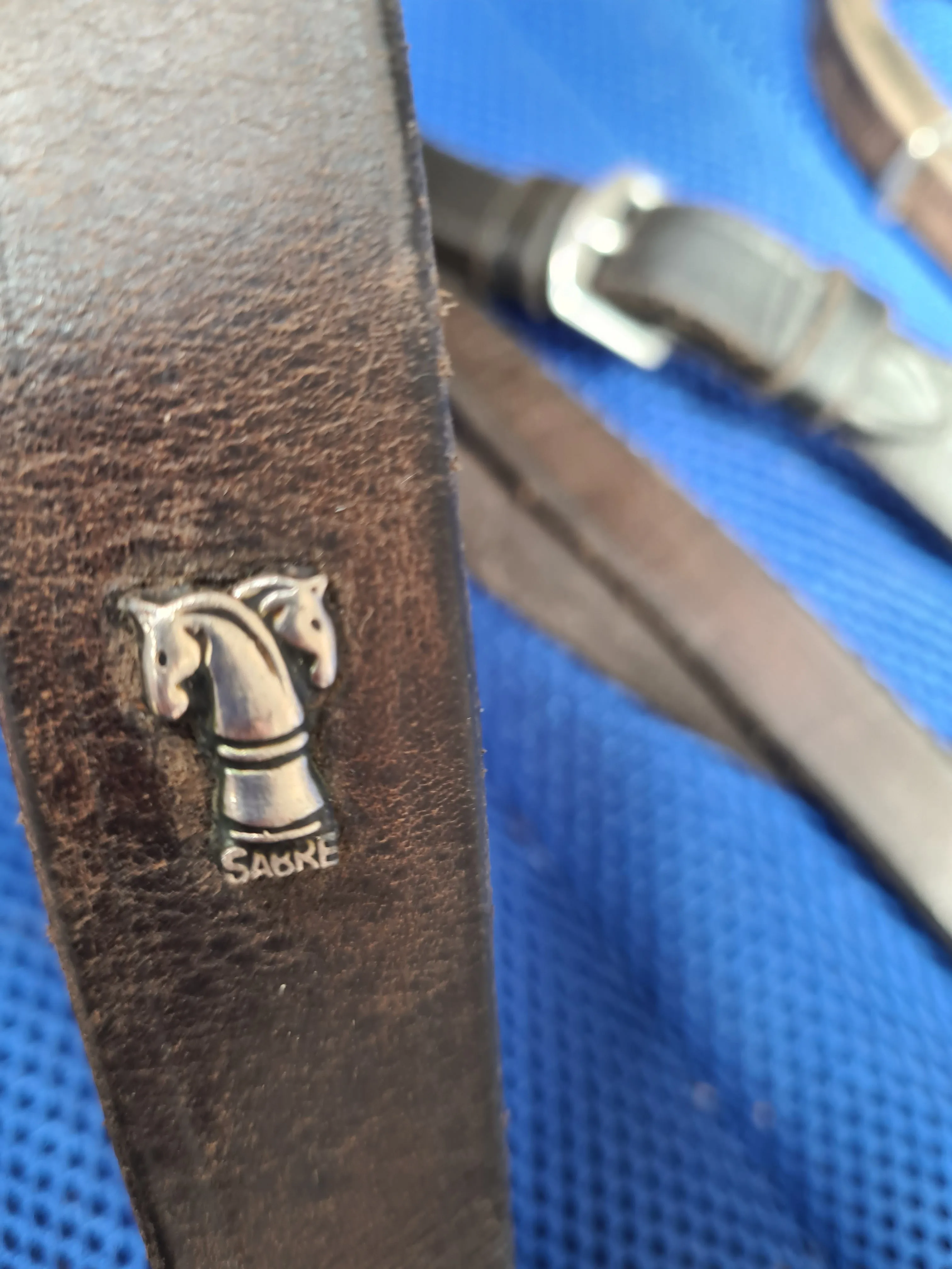 brown cob size sabre breastplate martingale FREE POSTAGE ✅