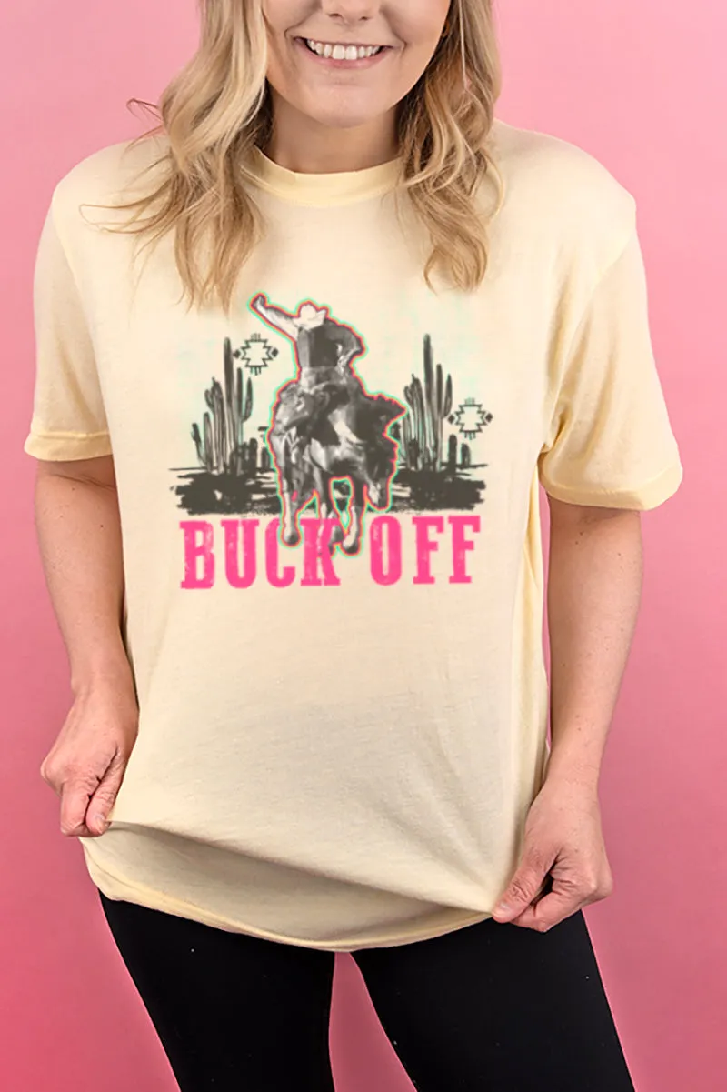 Buck Off Adult Soft-Tek Blend T-Shirt