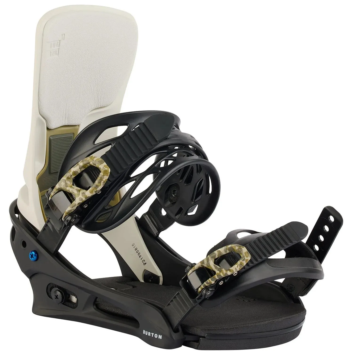 Burton Cartel X Mens Snowboard Bindings Black / Stout White / Logo