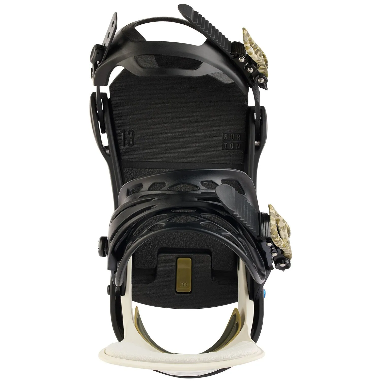 Burton Cartel X Mens Snowboard Bindings Black / Stout White / Logo