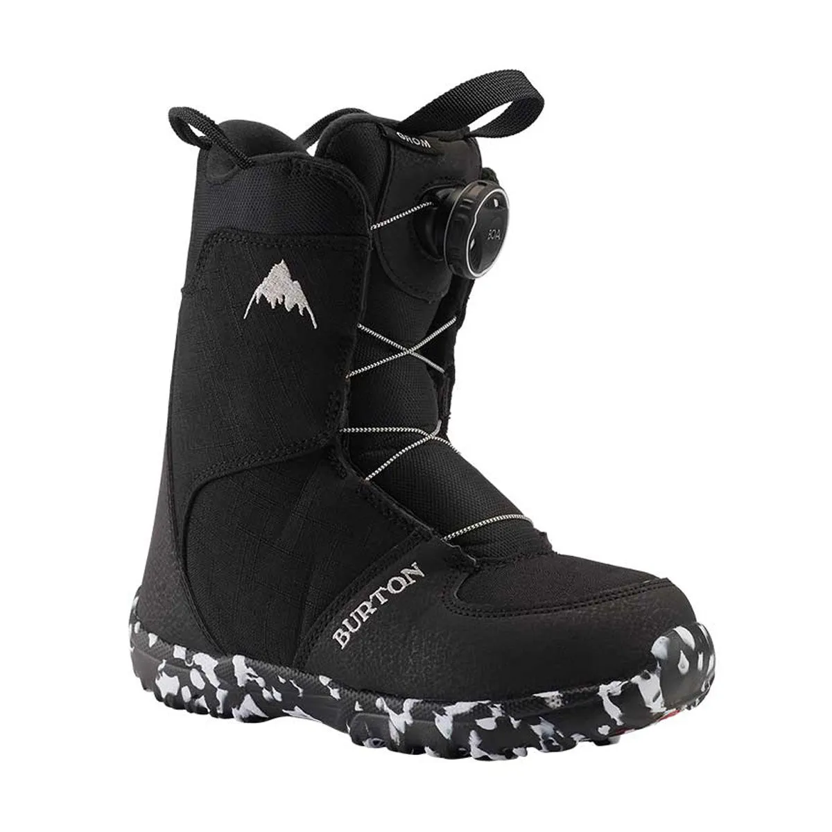 Burton Kids' Grom BOA Boot Black 2024