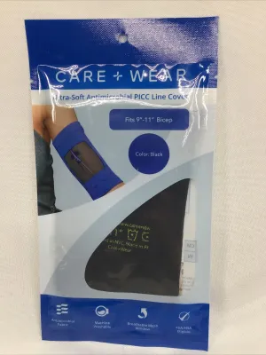 Care   Wear Picc Line Cover Mesh Breathable￼ Black 9-11” Bicep COMBINE SHIPPING