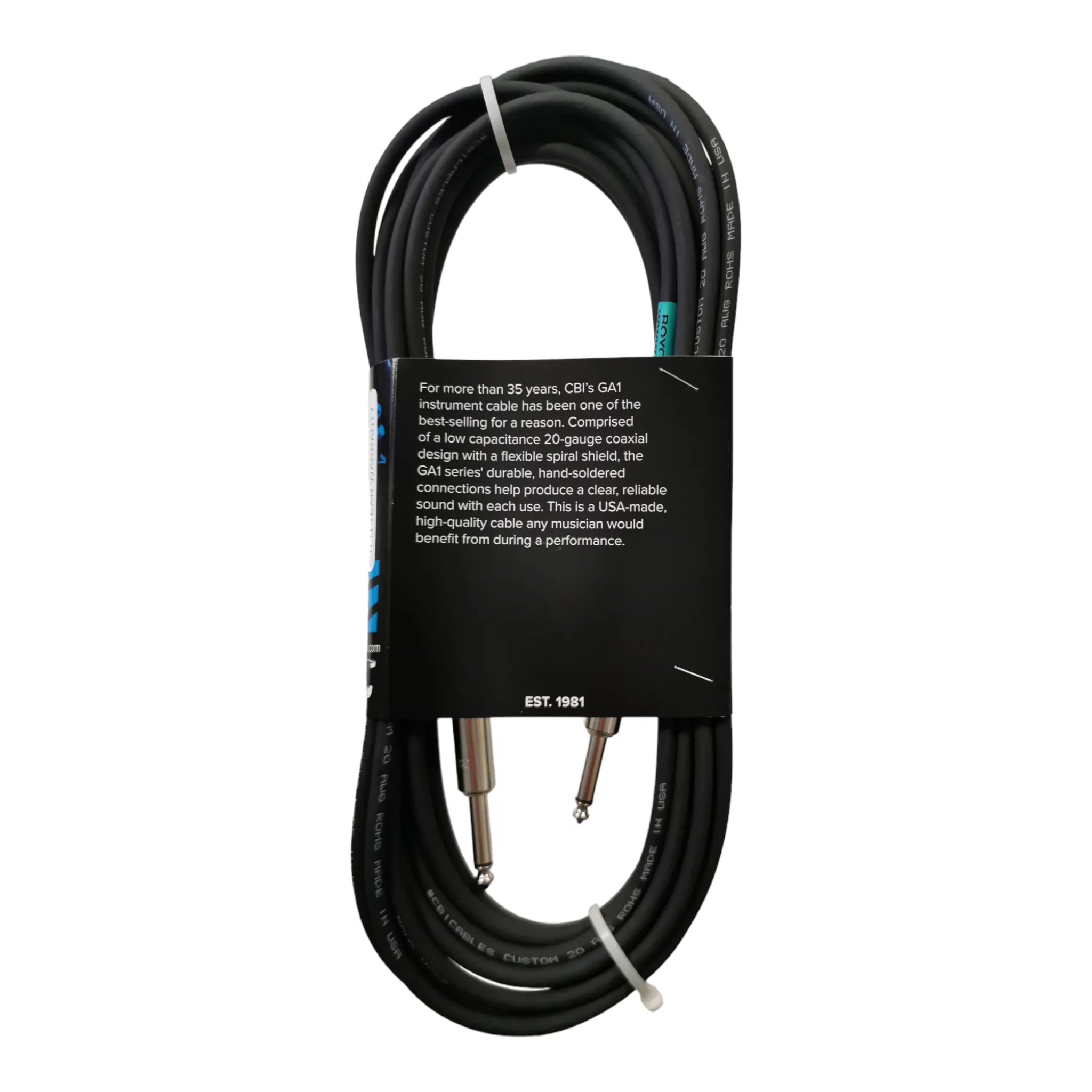 Cbi 20 ft Guitar Cable GA1-20