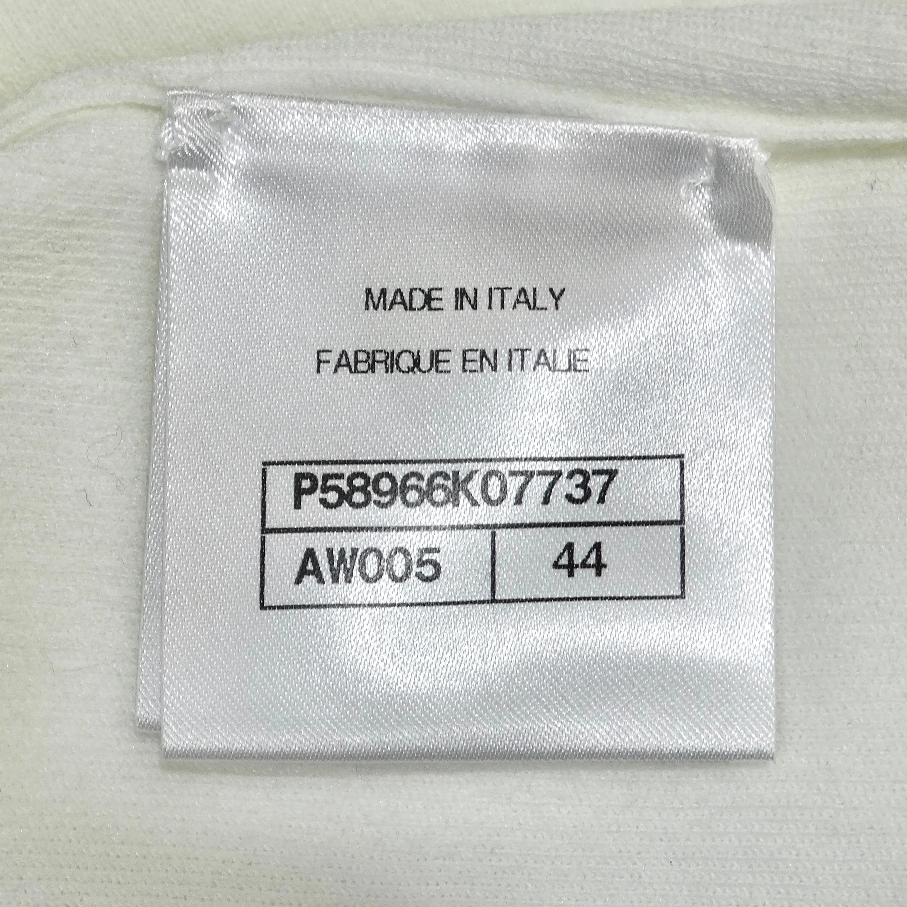 Chanel 2018 Water Drop Embellished Cotton Dress
